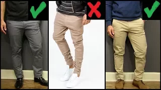 5 YOUNG MEN'S Style Tips | How To Wear Chinos BETTER Than All Of Your Friends