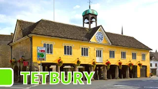 TETBURY Cotswolds | Town Centre Walk Featuring Market House & Chipping Steps