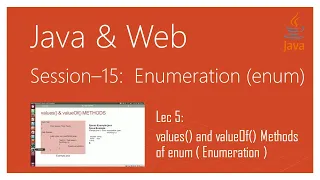 Enumeration ( enum ) in Java | #5 | values() and valueOf() Methods of enum ( Enumeration ) in Java