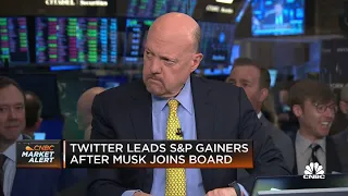 Jim Cramer breaks down shares of AT&T, Discovery and Comcast