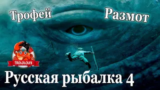 Русская рыбалка 4 Трофей треска и МЕГА размот