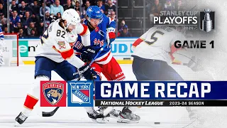 Gm 1: Panthers @ Rangers 5/22 | NHL Highlights | 2024 Stanley Cup Playoffs