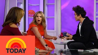 Hoda and Jenna shocked on "The Today Show" // Shin Lim