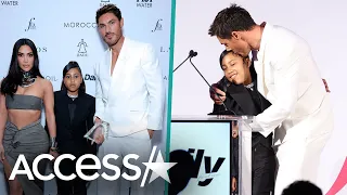 North West Steals Spotlight w/ Kim Kardashian While Presenting Chris Appleton Award