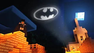 I Destroyed Gotham Village in Minecraft: Batman Villager's Revenge...