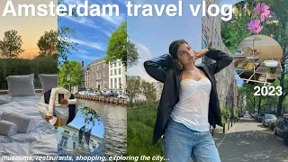 AMSTERDAM travel VLOG🌱🌷 | shopping, coffee shops and exploring around.