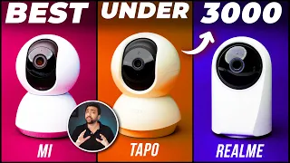 3 Best Security Camera for Home in India (2023) ⚡ MI 360 vs TP-Link Tapo vs Realme 360 ⚡ In Hindi