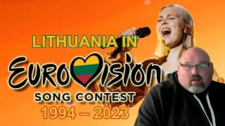 American Reacts to Lithuania in Eurovision Song Contest (1994-2023)..