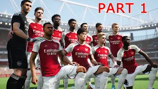 EFootball 2024 My League  Part 1 - THE START OF ARSENAL MY LEAGUE