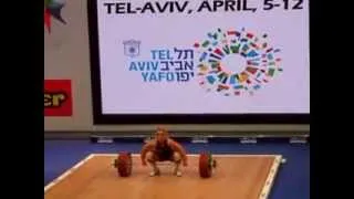 VALENTIN PEREZ Lidia .ESP .75 kg Category Women .147kg Clean&Jerk 10/04/14  EUROPEAN CHAMPION  2014