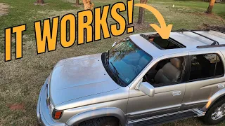 Fixing my 3rd gen 4runner sunroof for less than $200