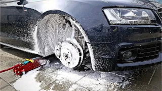 Satisfying exterior detailing on a Audi A5 - Wheels off