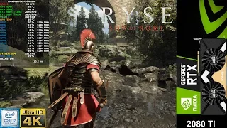 Ryse Son Of Rome High Settings 4K | RTX 2080 Ti | i7 8700K 5.3GHz