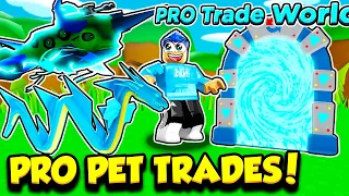 I Got INSANE NEW PETS In Clicker Simulator And TRADED WITH PROS!