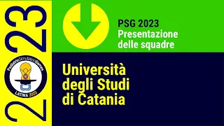 Università degli studio di Catania 2023