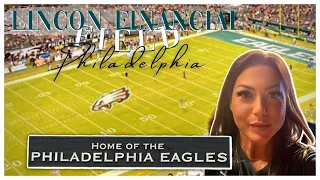 My first Eagles Game at the Lincoln Financial Field in Philadelphia - fly eagles fly