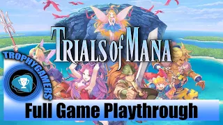 Trials of Mana - 100% Full Game Playthrough No Commentary (All Bosses, Cutscenes and Gameplay)