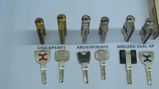 pick for opening locks CISA AP3/AP4 (Италия) ABUS - XP2/XP20 (Германия) - BRICARD DUAL XP (Франция)