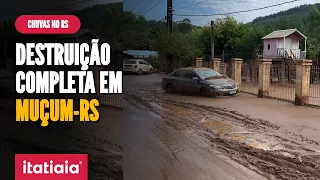 CIDADE DE MUÇUM-RS FICA COMPLETAMENTE DESTRUÍDA APÓS ENCHENTE DO RIO TAQUARI