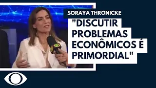 "Fico feliz por trazer uma proposta", diz Soraya Thronicke