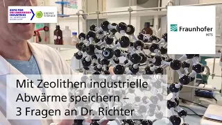 Mit Zeolithen industrielle Abwärme speichern – 3 Fragen an Dr. Hannes Richter