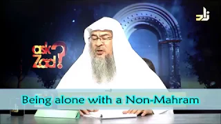 Riding in a car with a non mahram driver & being alone with a non mahram - Sheikh Assim Al Hakeem