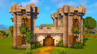 EASY Castle for Survival Minecraft [Tutorial]