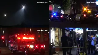LAPD RAMPART UNITS RESPONDING CODE 3 | SHOOTING | RA 211