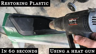 Fix Sun Faded Plastic in 60 seconds! (Heat Gun or Propane Torch)