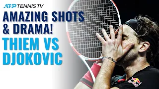 Dominic Thiem vs Novak Djokovic: Amazing Shots & Drama | Nitto ATP Finals 2020 Highlights