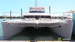 2019 Lagoon 62 MY Power Catamaran - Deck Interior Bridge Walkthrough - 2019 Miami Boat Show