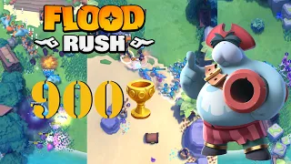 Flood Rush (OPEN BETA) | Reaching 900 trophies!