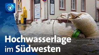 Hochwasserlage im Saarland weiter angespannt – Wasser zieht sich langsam zurück