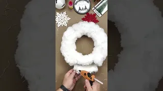 DIY Dollar Store Mop Wreath