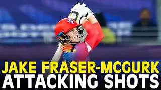 Jake Fraser-McGurk Attacking Shots | Dubai Capitals vs Abu Dhabi Night Riders | Match 8 | ILT20