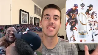 Reaction to ASTROS WALKOFF HR + World Series Predictions!