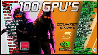 Counter Strike 2 in 100 LOW END Graphics Cards RoundUp | Can it Play CS 2?