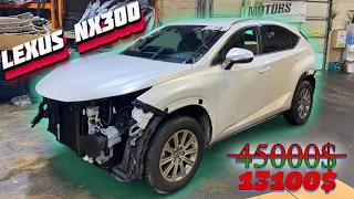 13100$ - LEXUS NX300 . Авто из США  в Казахстан 🇰🇿.