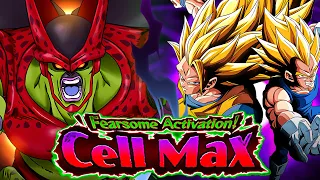 LR SSJ3 GOKU & SSJ2 VEGETA VS. CELL MAX STAGE 2 SUPER BOSS BATTLE! (DBZ: Dokkan Battle)