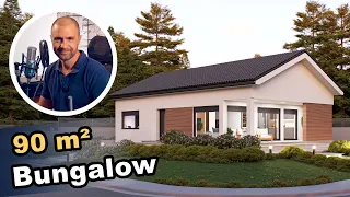 Bungalow schlüsselfertig | Haustour durch einen Bungalow mit 90 m² | 360° Tour