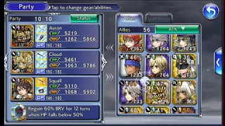 Missing 1 35cp to have all my favs  - Dissidia Final Fantasy: Opera Omnia