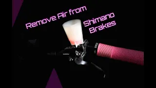 Beginner's Guide On How To Remove Air From Shimano Brakes