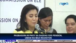 President Aquino's veto of SSS pension hike earns negative reactions