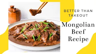 BETTER THAN TAKEOUT SAUCY Mongolian Beef Recipe