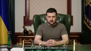 Address by Volodymyr Zelensky at the end of the 48th day of Russia's war against Ukraine