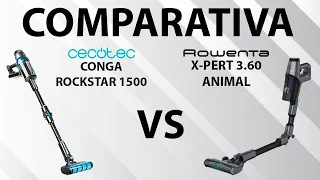 Cecotec Conga Rockstar 1500 vs Rowenta X-Pert 3.60 Animal | Comparativa