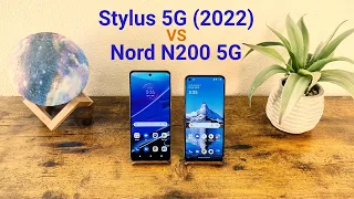 Motorola Moto G Stylus 5G (2022) vs OnePlus Nord N200 5G