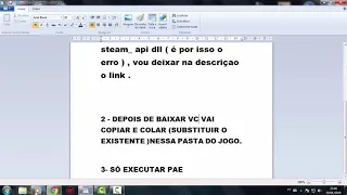 ERRO ''steam must be running to play this game '' ( RESOLVIDO 2024)