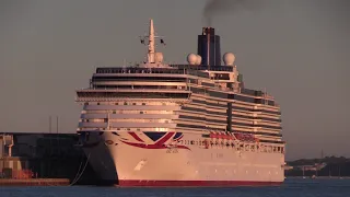 P&O CRUISE SHIPS ARCADIA IONA & VENTURA SOUTHAMPTON DEPARTURES ON 04/05/24