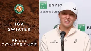 Iga Swiatek - Press Conference after Quarterfinals | Roland-Garros 2020